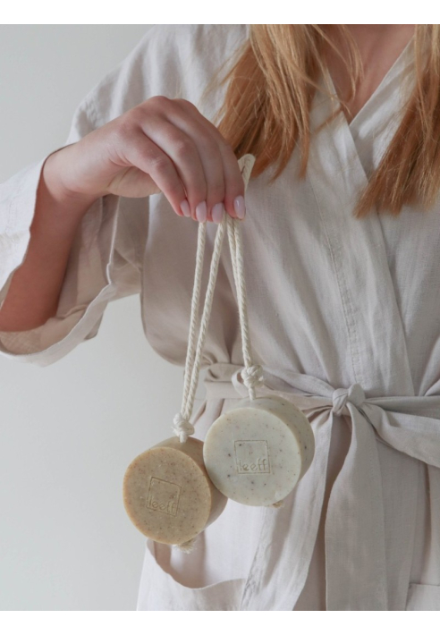 Leeff Mydło w kostce z sznurkiem Pomarańcza i przyprawy Wielki uścisk ()