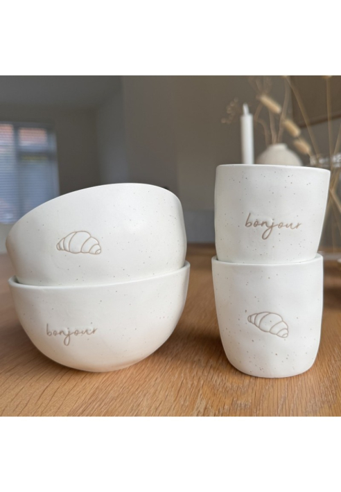 Leeff Miseczki Croissant i Bonjour, zestaw 2 sztuk ()