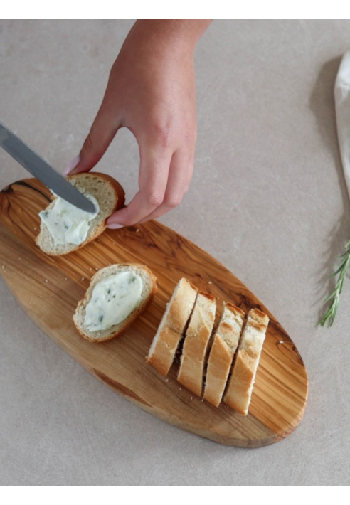 Leeff Deska do serwowania z drewna oliwnego Ollie S