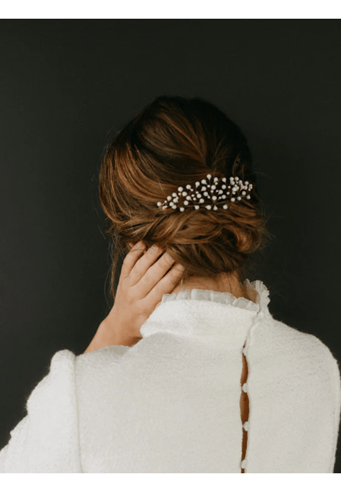 Lizeron Abel Grzebień do włosów Biały ()