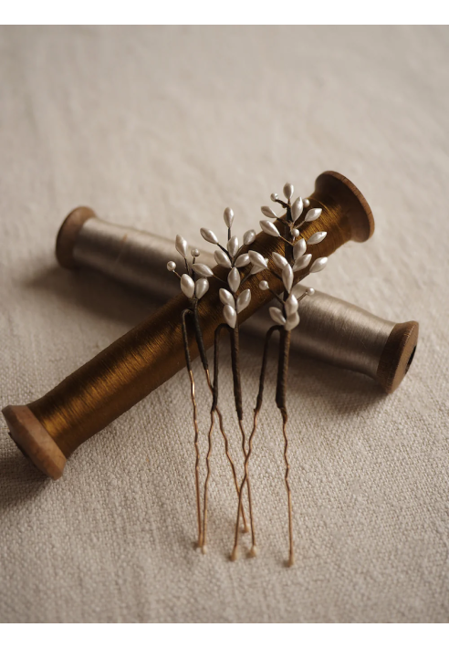 Lizeron Zestaw Diane Wsuwki do włosów Perła