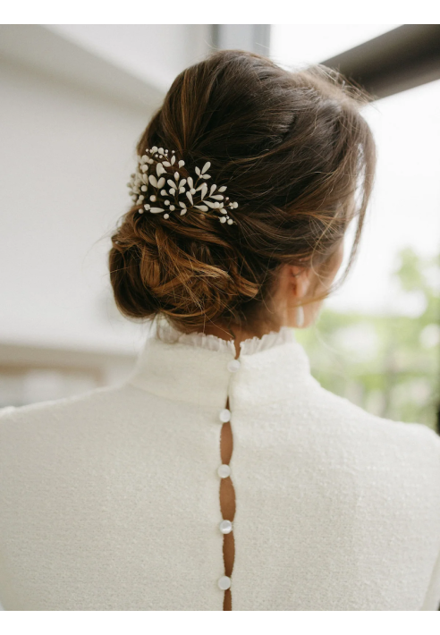 Lizeron Marthe Grzebień do włosów Biały