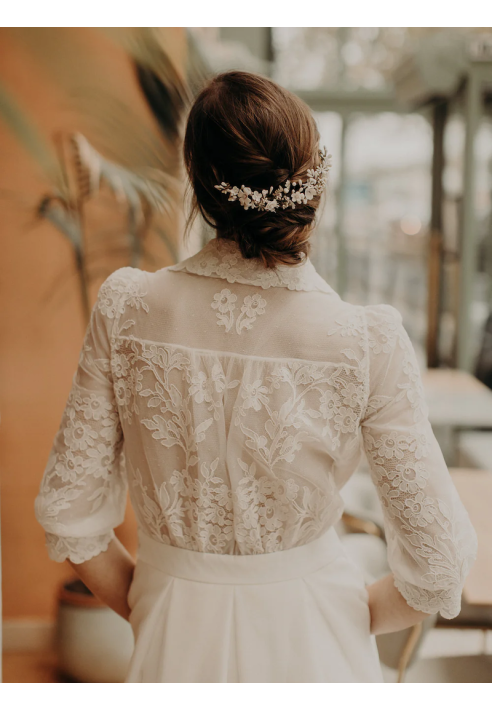 Lizeron Perrine Grzebień do włosów Biały ()