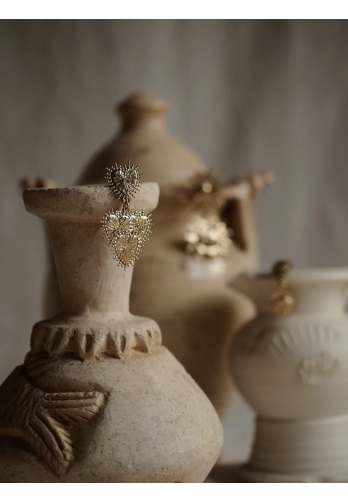 Lizeron Valentine Kolczyki Złote