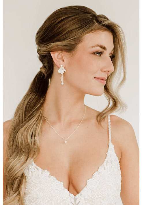 Perlenbräute Faye Kolczyki