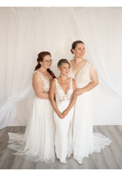 Perlenbräute Flora Kolczyki