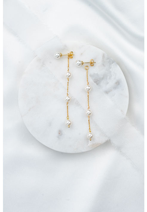 Perlenbräute Lola Kolczyki