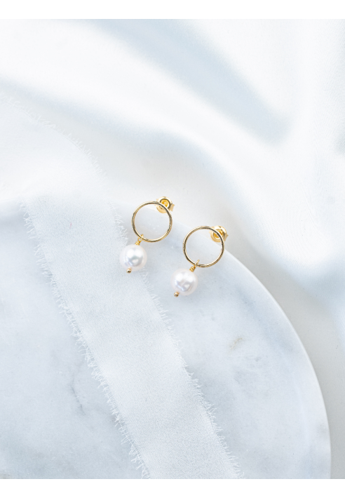 Perlenbräute Toni Kolczyki