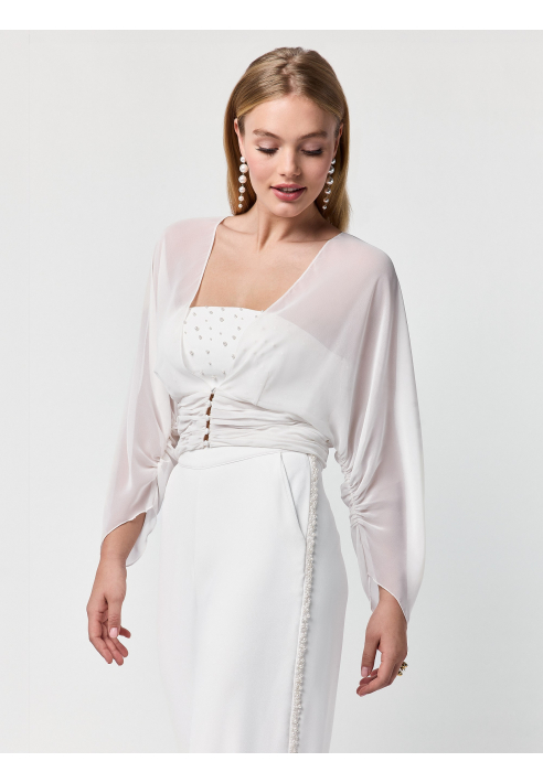 Poirier Kardigan Chiffon