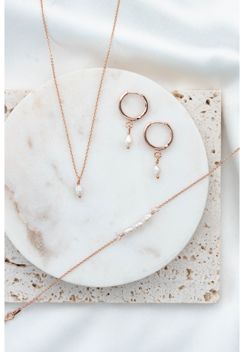 Perlenbräute Amelie Zestaw biżuterii