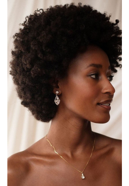 Abrazi Złote kolczyki Adele