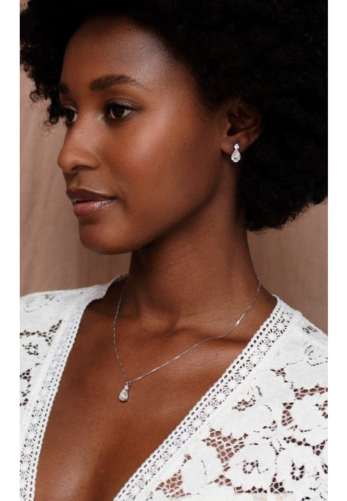 Abrazi Srebrne kolczyki Soraya