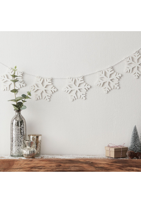 Girlanda Ginger Ray SNOW-200 Snow Place Like Home