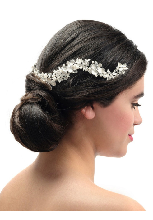 Drut do włosów Poirier BB-433 srebrny ()