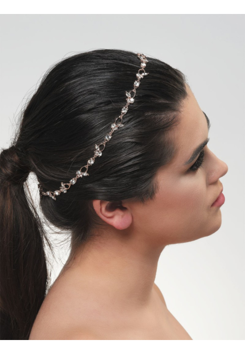 Róża z drutu do włosów Poirier BB-736 ()