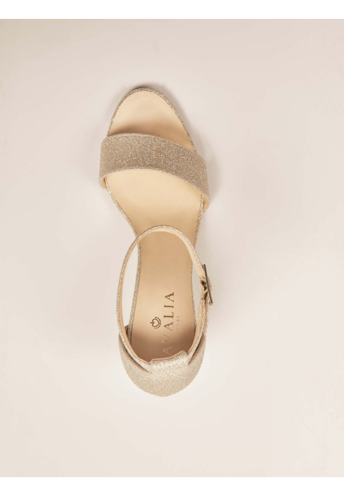 Buty ślubne Avalia Carrie brokatowe