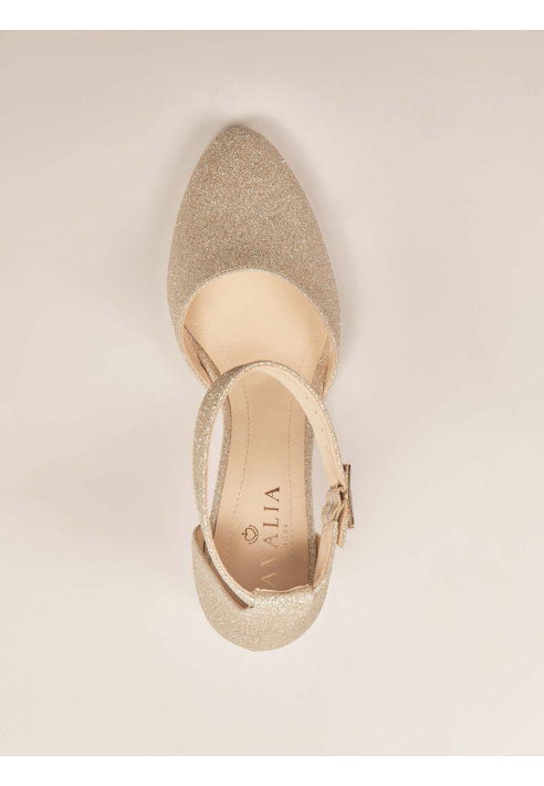 Buty ślubne Avalia Vera błyszczące