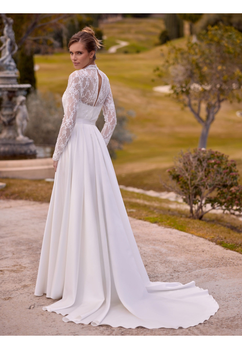 Bianco Evento Darla - Satynowa spódnica ślubna