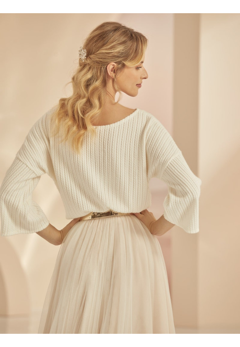 Sweter ślubny Bianco Evento E342