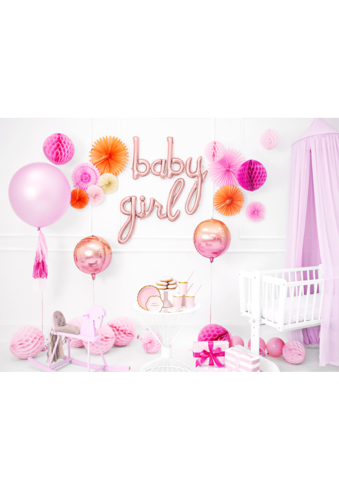 Balon foliowy Baby Rose Złoty (73 cm)