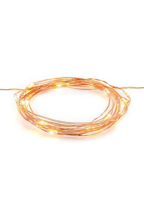 Dekoracyjne oświetlenie LED miedziane ()