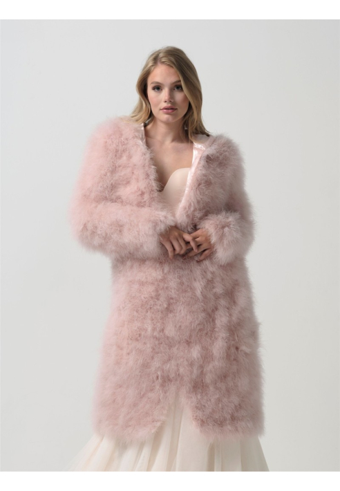 Poirier BOL-26 Marabou Jacket Blush ()