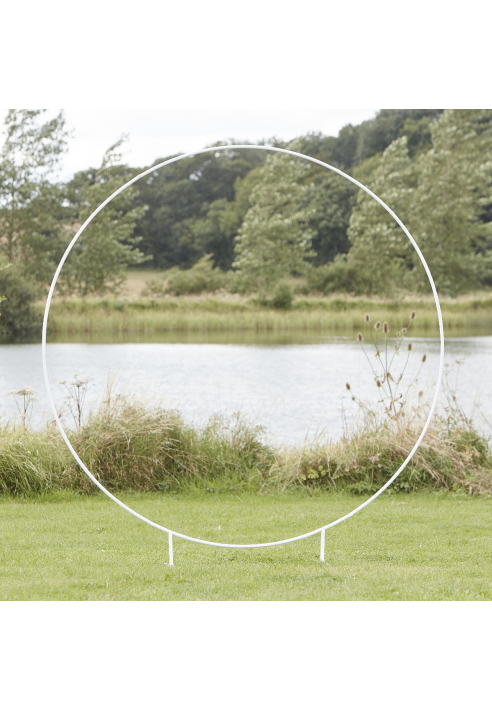 Łuk ślubny Ginger Ray BRA-340 okrągły biały ()