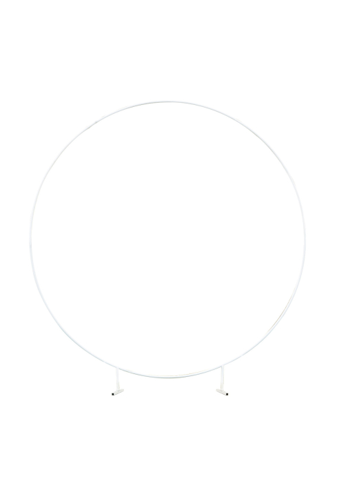 Łuk ślubny Ginger Ray BRA-340 okrągły biały