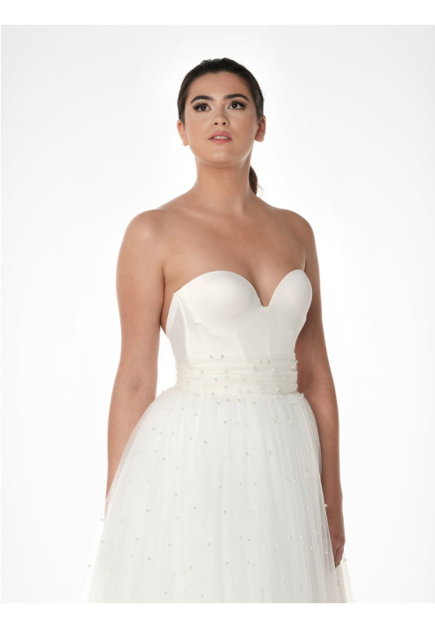 Pasek Poirier C-1415 kość słoniowa