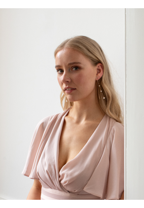 Abrazi Kolczyki Maren różowe ()