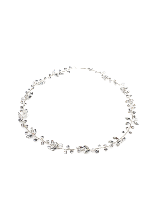 Srebrna opaska do włosów Abrazi Gabi