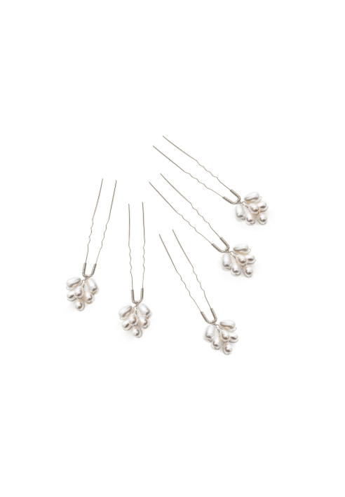 Srebrne spinki do włosów Abrazi Perla