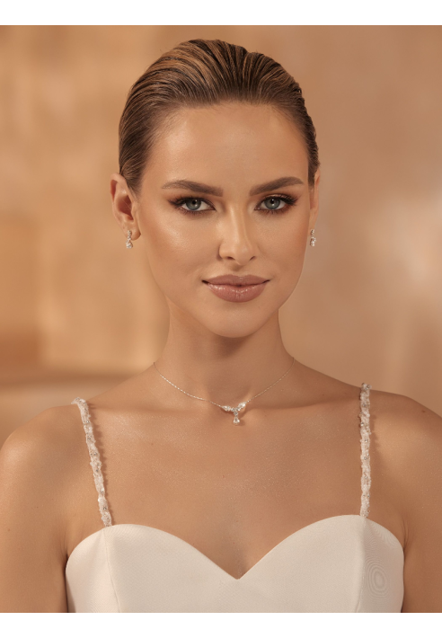  Bianco Evento -Ramiączka tiulowe Bianco Evento 17000