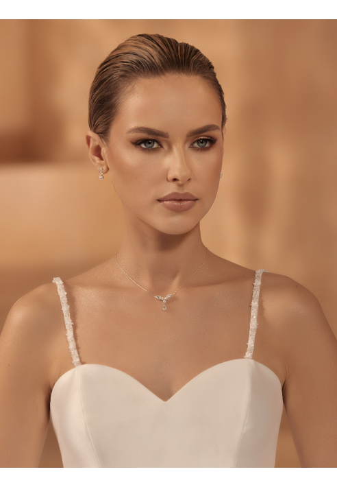 Bianco Evento- Ramiączka tiulowe Bianco Evento 16700