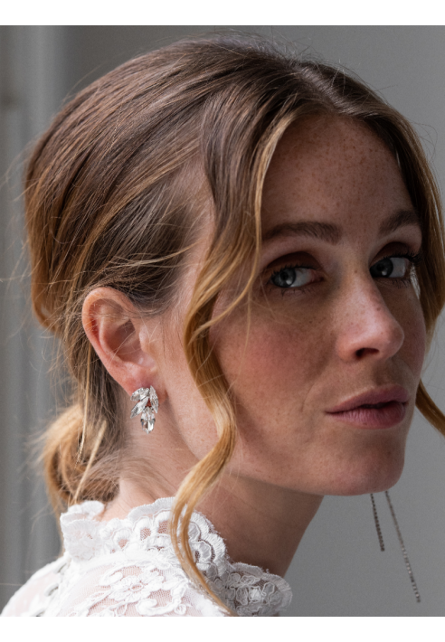 Abrazi Srebrne kolczyki Liz