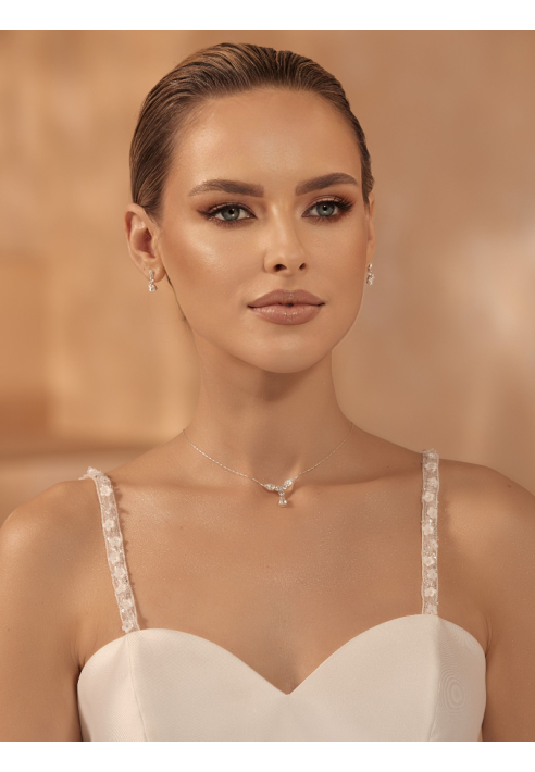 Bianco Evento Ramiączka tiulowe Bianco Evento 16300