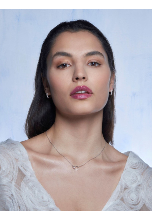 Poirier JS-001 Zestaw biżuterii ślubnej Élodie srebro ()