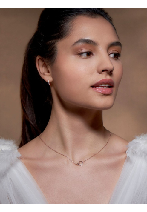 Zestaw biżuterii ślubnej Poirier JS-001 Élodie Rose