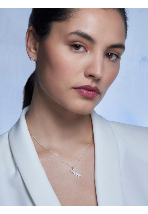 Poirier JS-009 Zestaw biżuterii ślubnej Julia srebrny ()