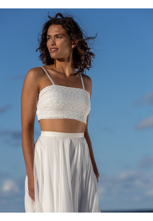 Novias Epifania Lace Bolero Top ()