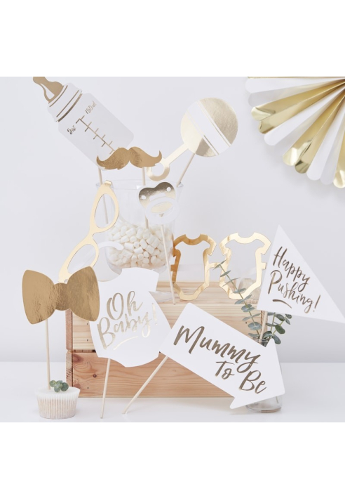 Rekwizyty do fotobudki "Baby Shower" | Oh baby! ()