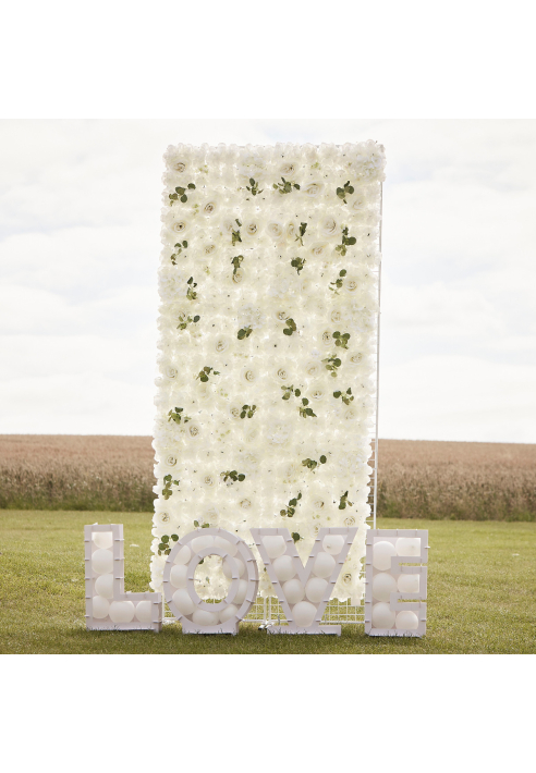 Tło Ginger Ray PAMA-101 Biała róża ()