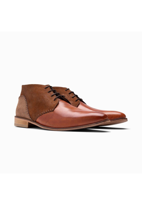 Męskie buty ślubne Paulo Bellini Olbia Cognac