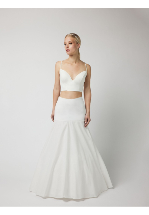 Poirier PC45-230J Halka A-Line 230 cm Ivory Blush ()