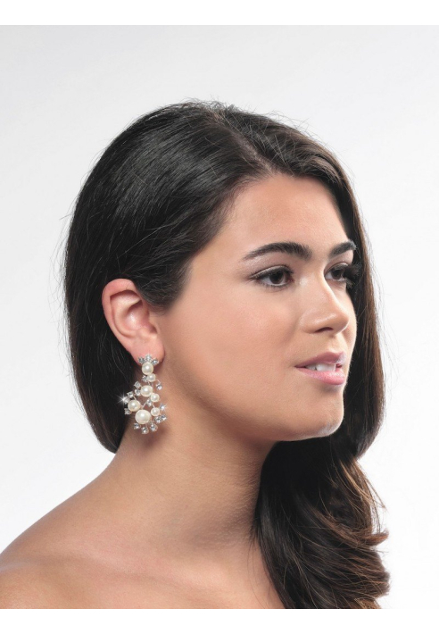 Srebrne kolczyki Poirier NC-1338 ()