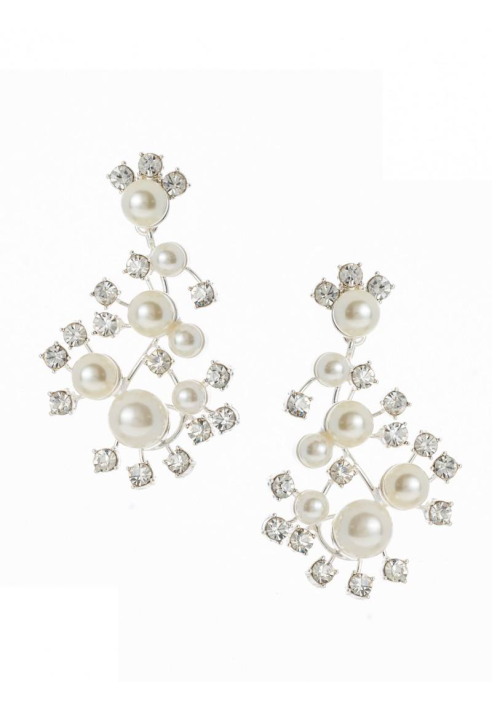 Srebrne kolczyki Poirier NC-1338