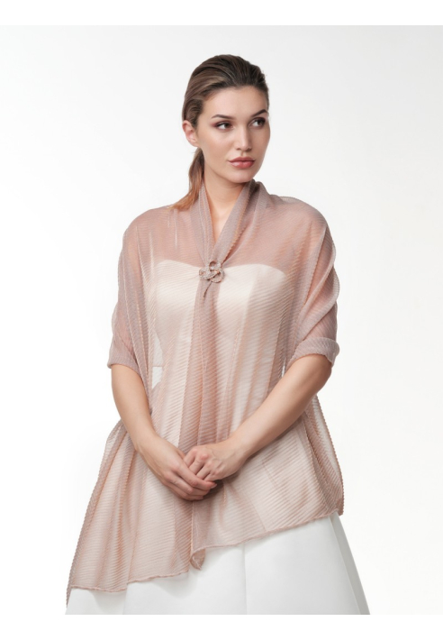 Szalik Poirier S143 w kolorze różowego złota ()