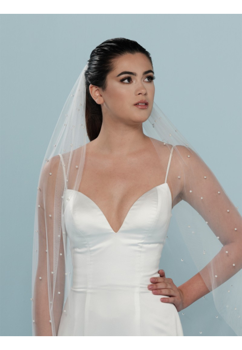 Poirier S19-120-1 - miękki welon kość słoniowa ()