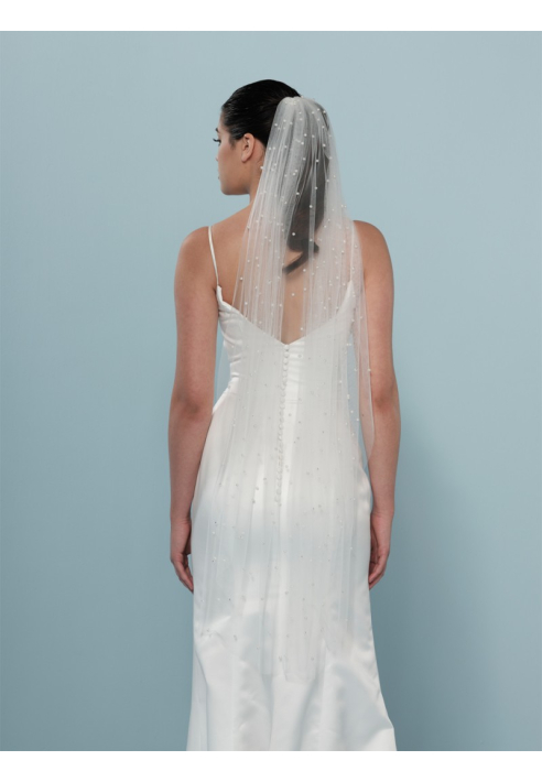 Poirier S19-120-1 - miękki welon kość słoniowa