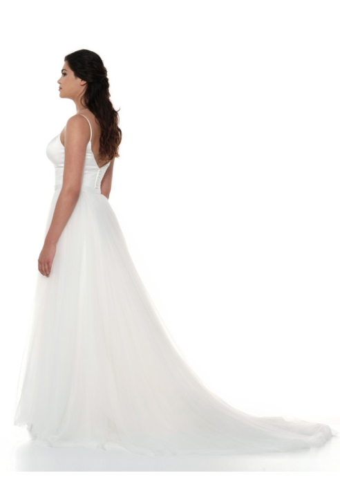 Poirier S324-250 overskirt Ivory ()